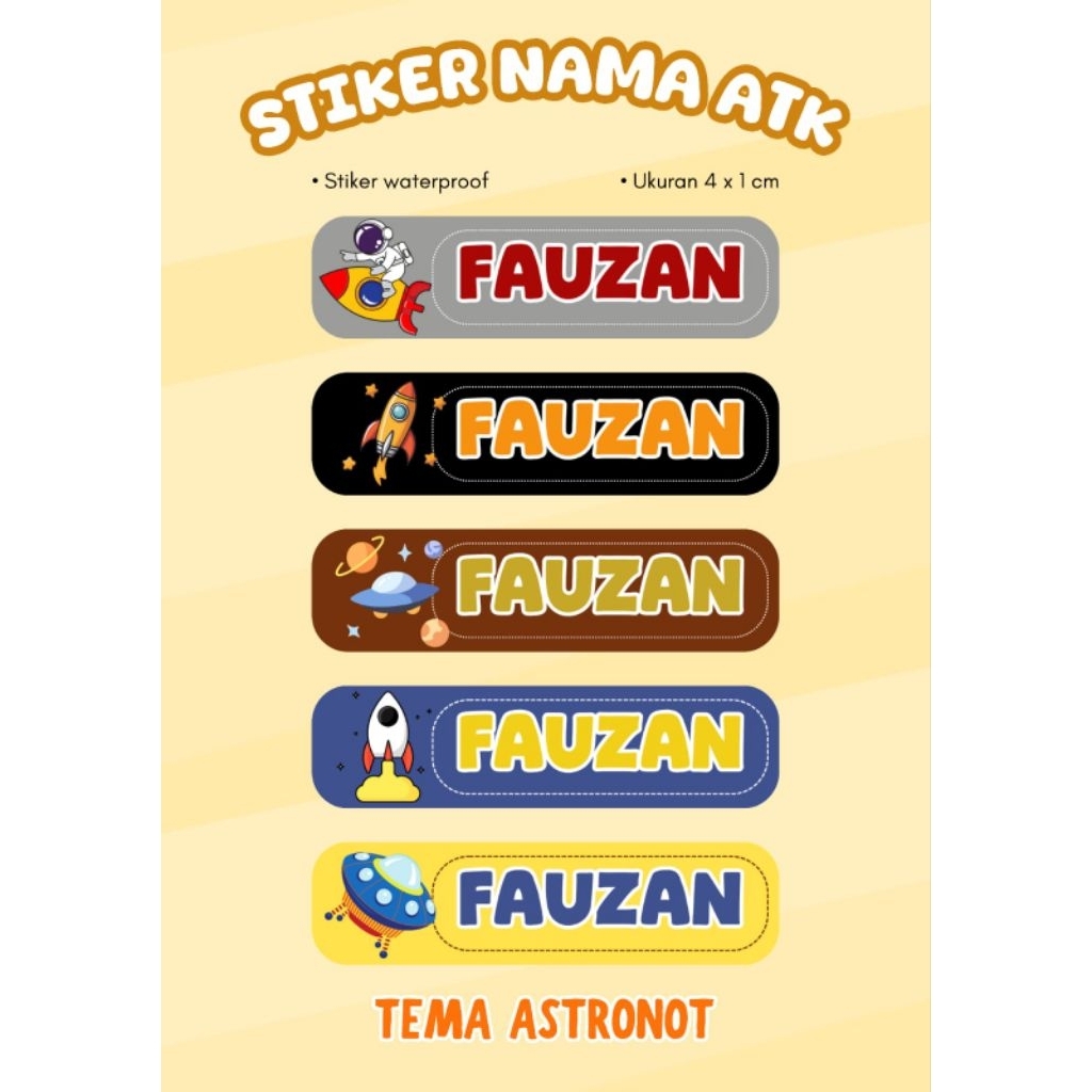 

STIKER NAMA ATK MOTIF ASTRONOT