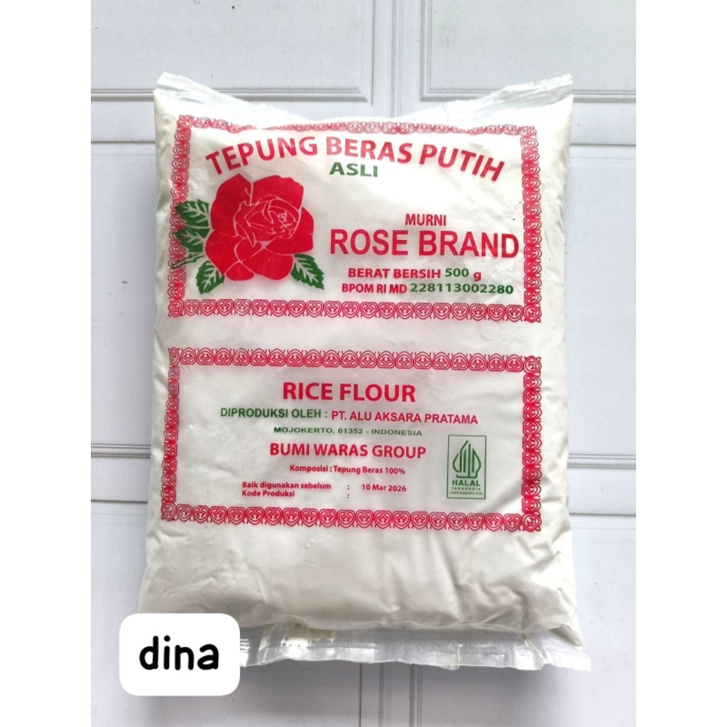 

TEPUNG BERAS & KETAN ROSE BRAND KARTON