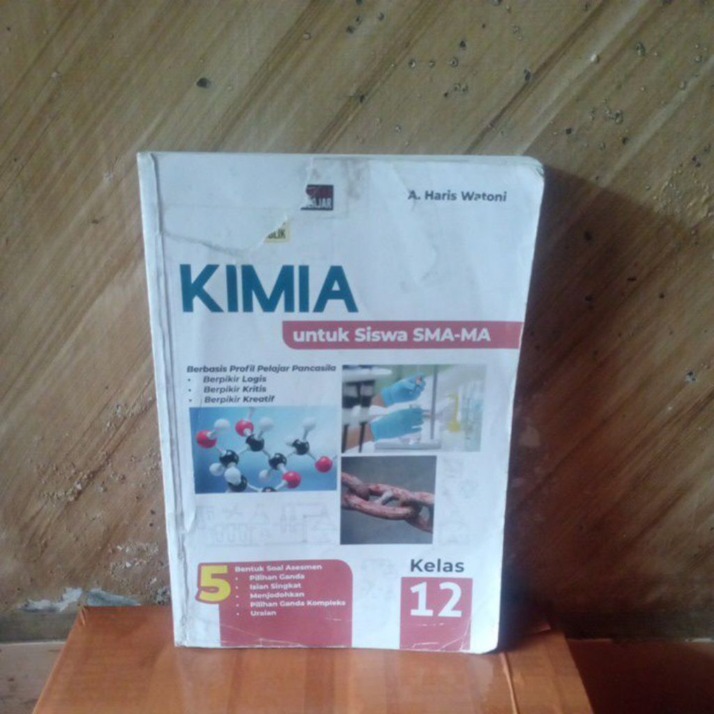 buku bekas; Kimia untuk SMA kelas 12 Kurikulum Merdeka Yrama Widya