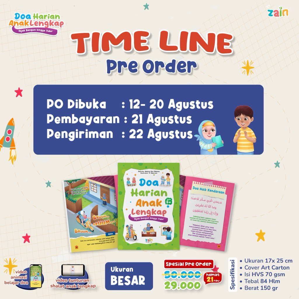 Buku Doa Harian Anak Lengkap