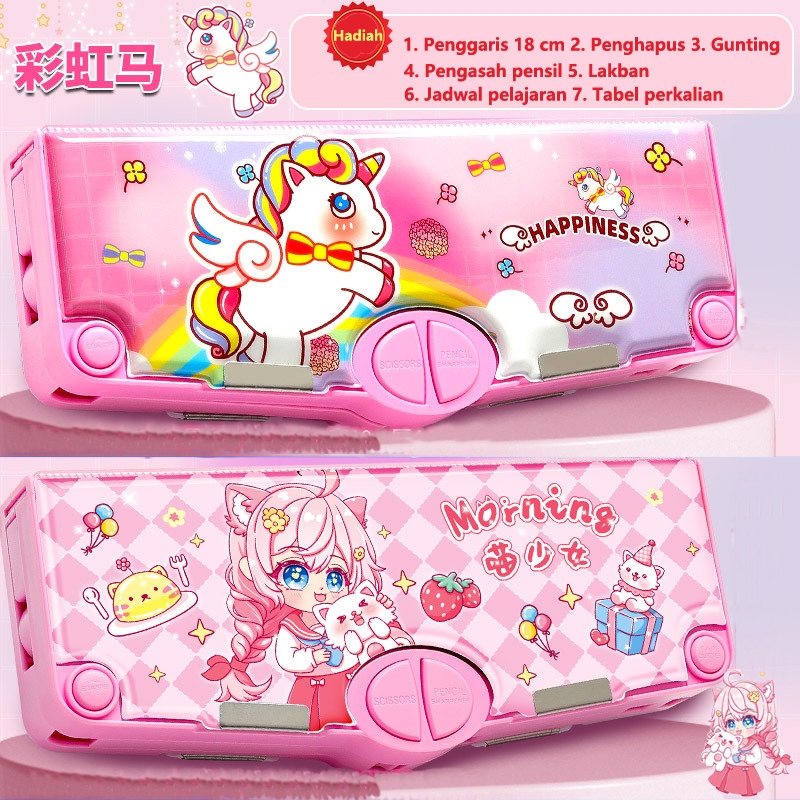 

Tempat pensil alat tulis anak / Perempuan / dinosaurus / Astronot kotak pensil anak laki laki Karakter multifungsi