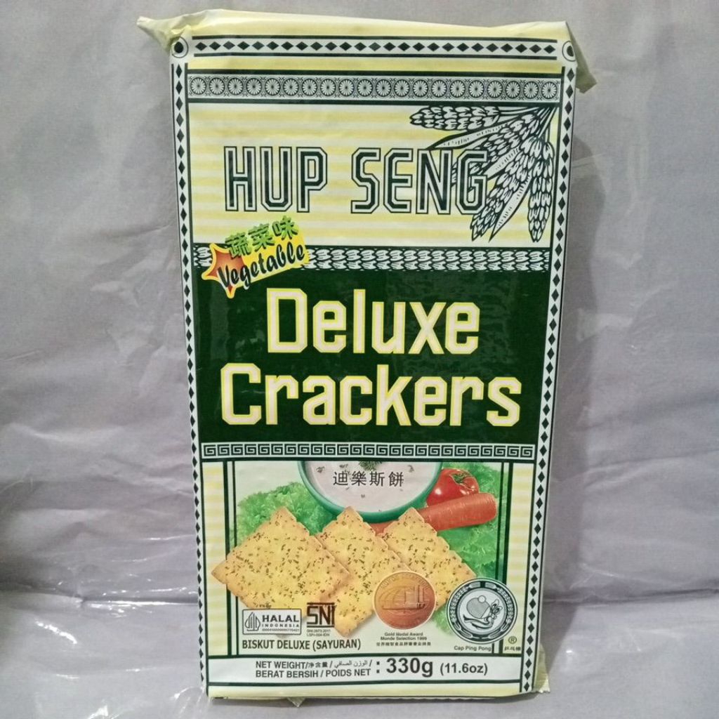 

Hup Seng Vegetable Deluxe Crackers 330g