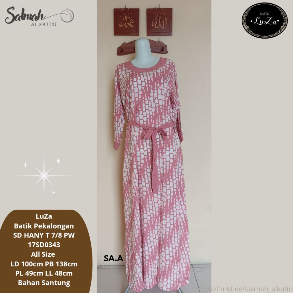 Daster LuZa Batik Pekalongan SD HANY T 7/8 PW (A)