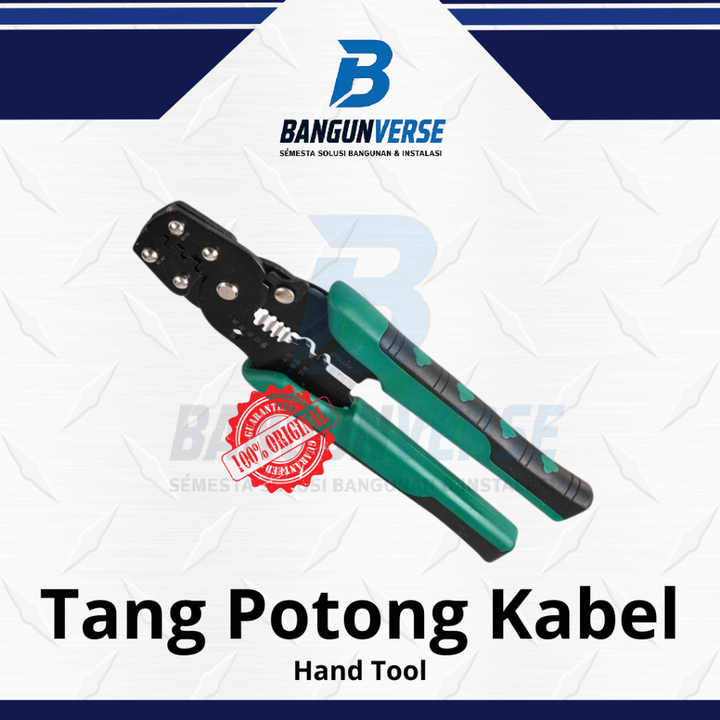 Tang Krimping Press Skun Kabel Kombinasi / Tang Potong Kupas Kabel Multifungsi / Tang Press Skun / T