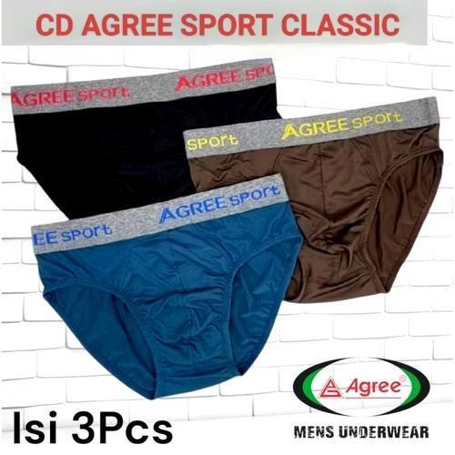 [AGREE] Paket Celana Dalam Pria Dewasa Dan Remaja Sempak Agree AG 600 Karet Boxer Lebar Halus Nyaman