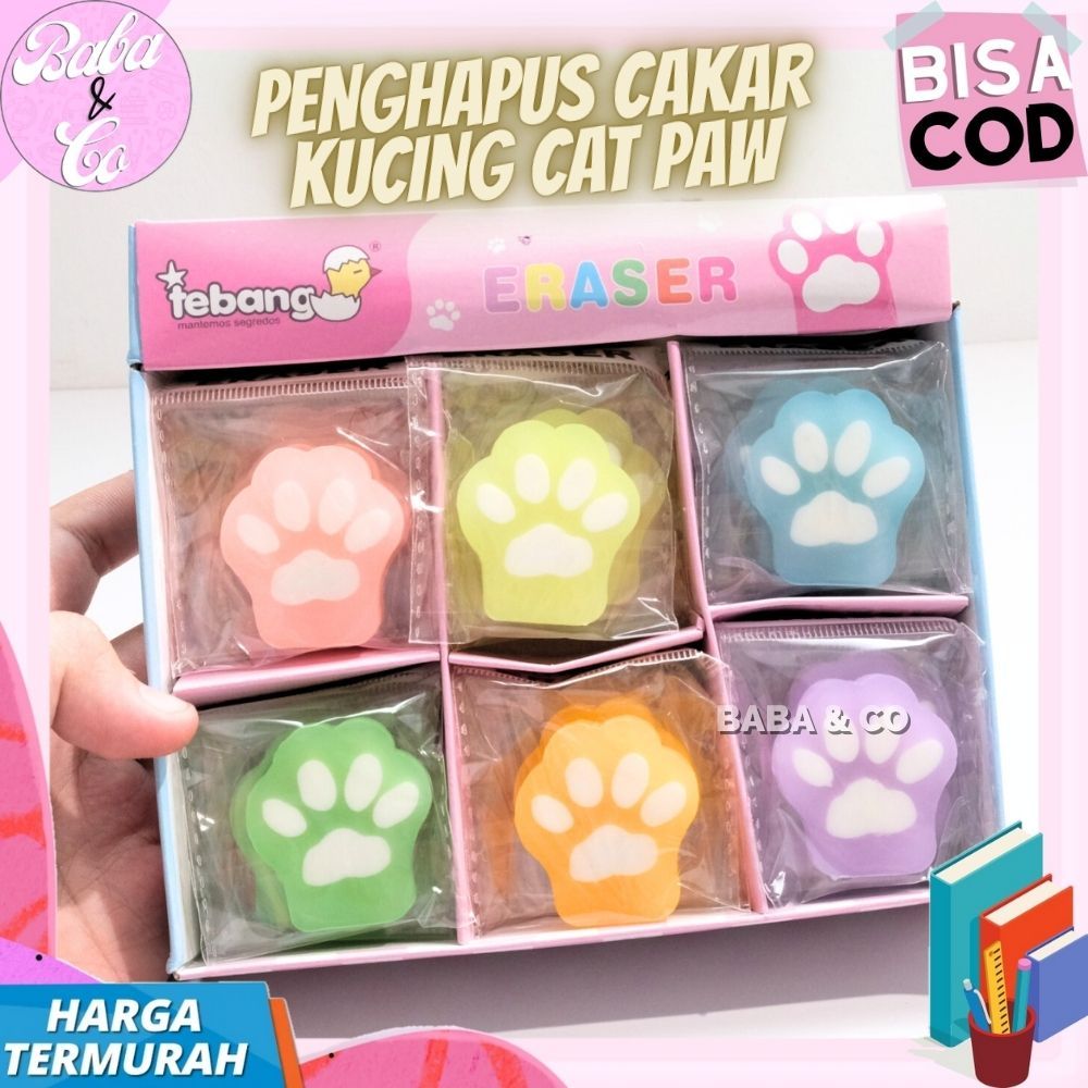 

PENGHAPUS CAKAR KUCING CAT PAW LUCU UNIK ERASER PENGHAPUS PENSIL MOTIF CAKAR KUCING IMUT CATPAW CUTE SUPER UNIK MURAH GROSIR COD