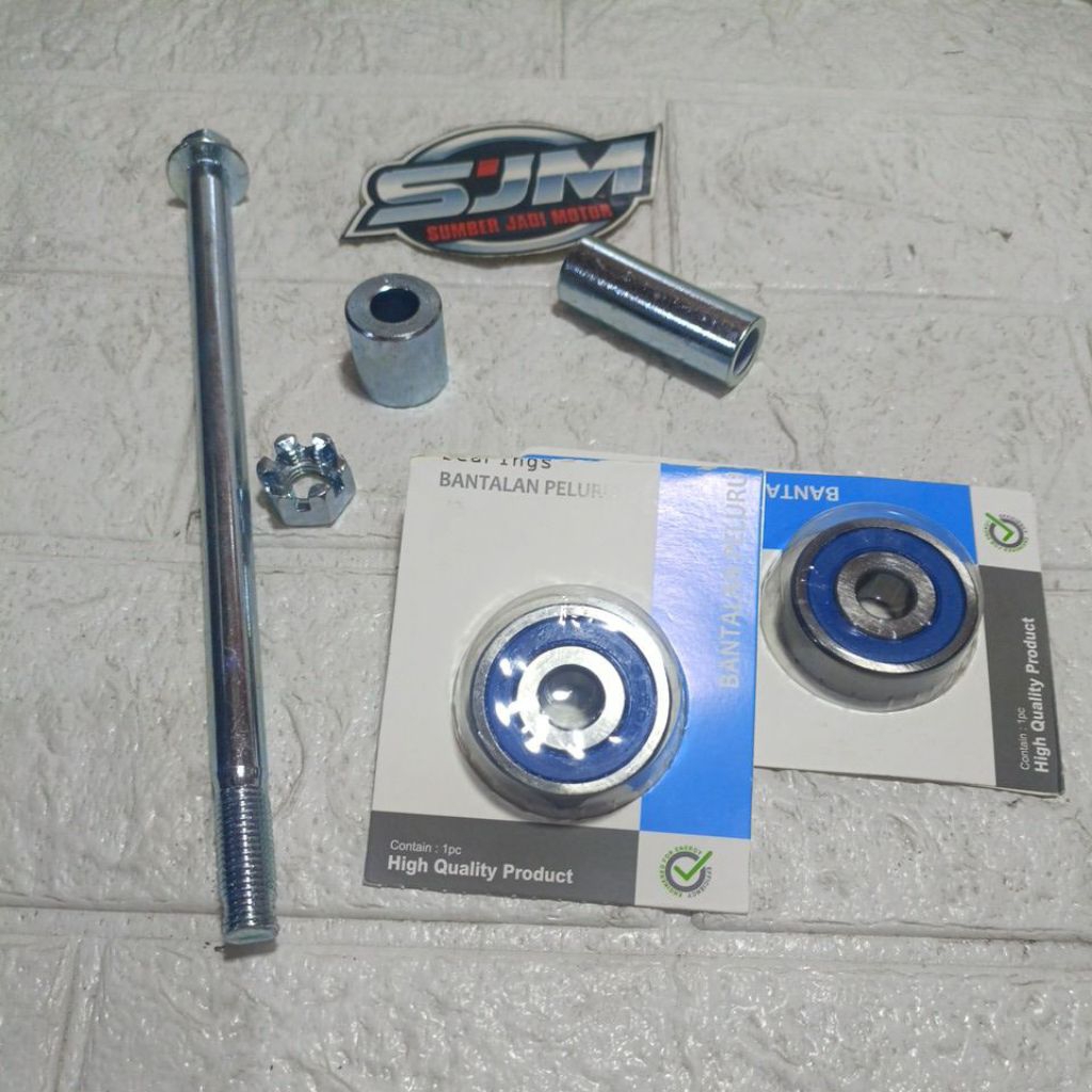 As roda depan-laher roda-BOS BAGIAN DALAM-BOS LUAR depan yamaha alfa f1zr f1z jupiter z vega SET