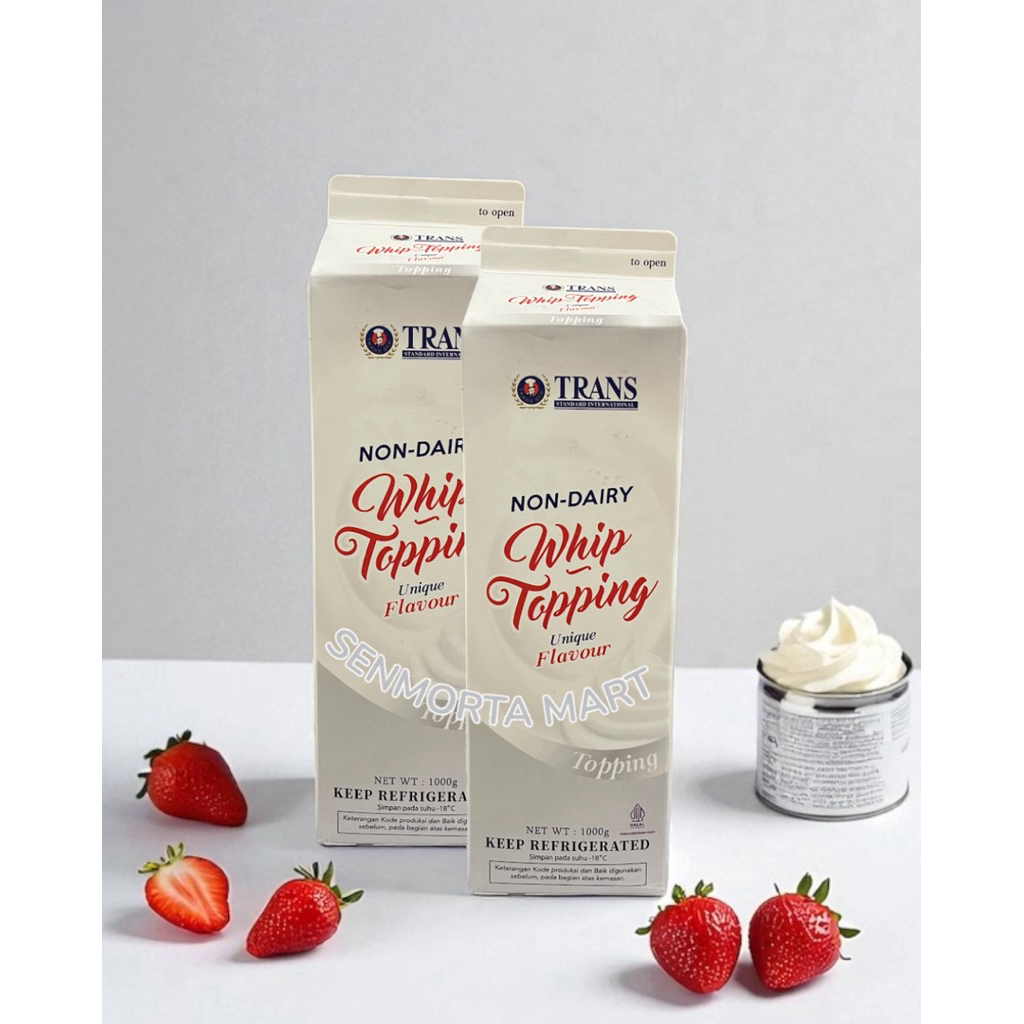 

[Whispers] TRANS WHIPPING CREAM NABATI NON-DAIRY / WHIP TOPPING 1L