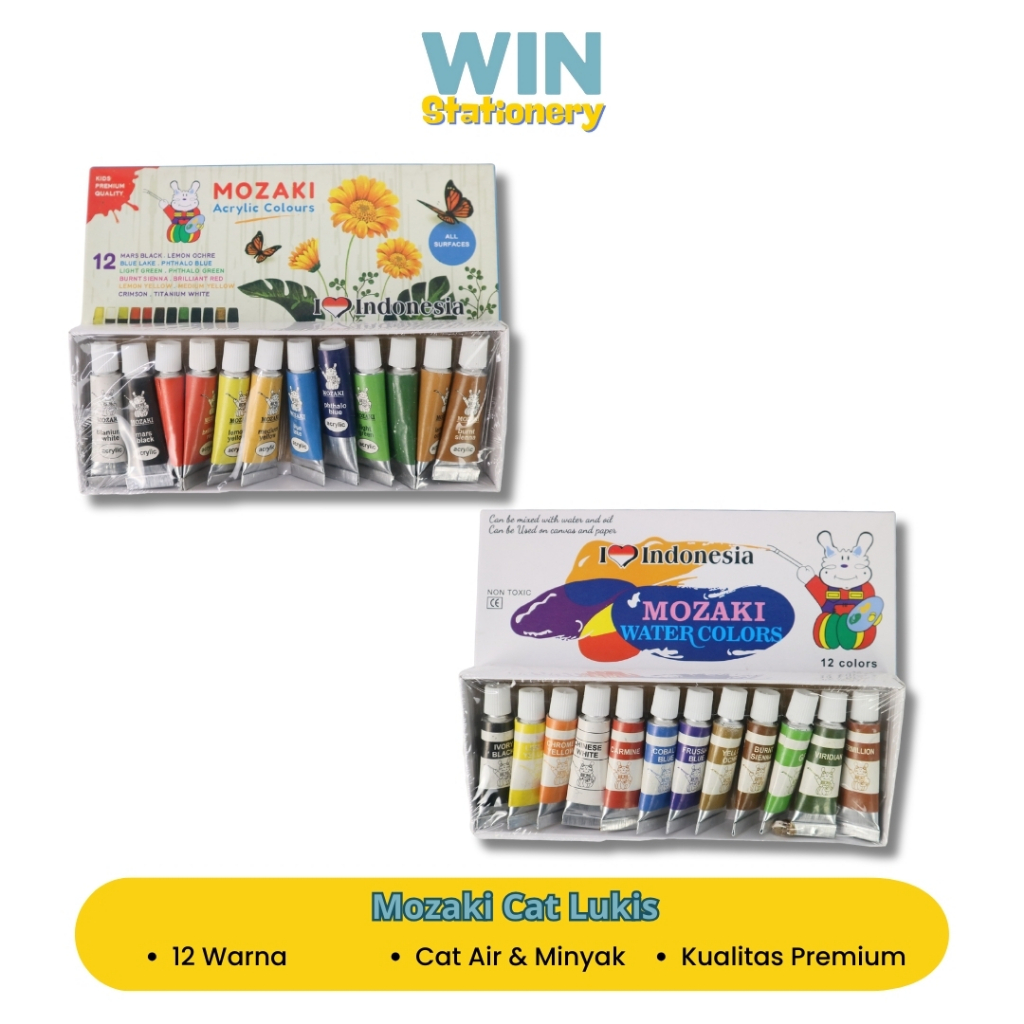 

Cat Air, Minyak, Acrylik Lukis 12 Warna