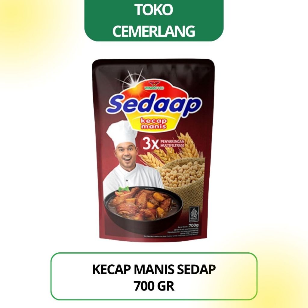 

Kecap Manis Sedaap 550 ml / 700 gr