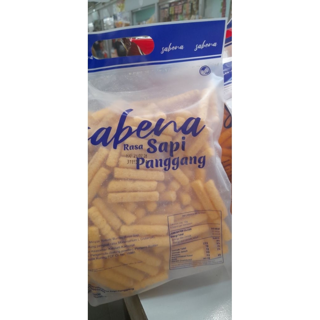 

snack sabena sapi panggang