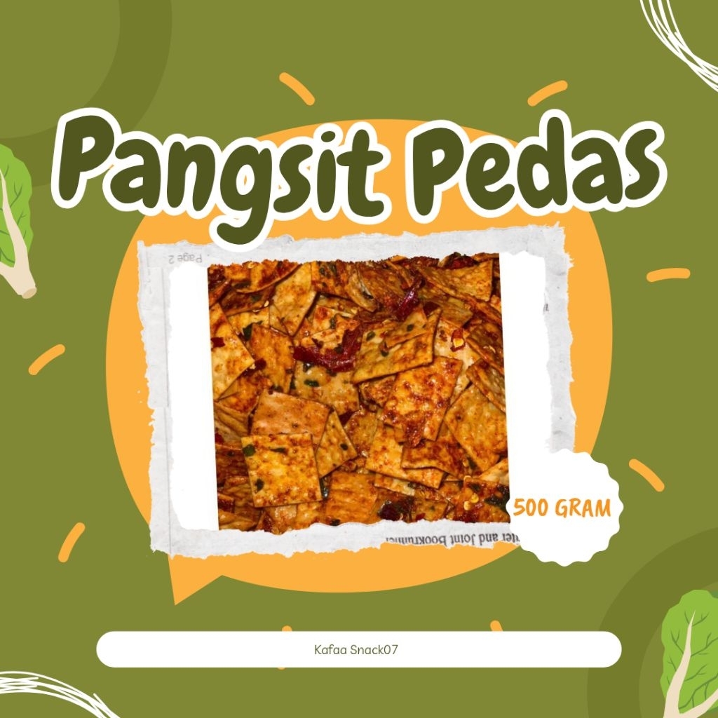 

Pangsit Pedas Daun Jeruk Kemasan 500gram