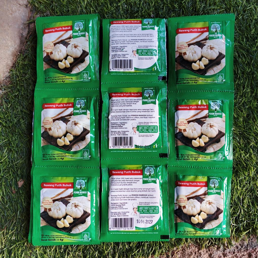 

Bawang Putih Bubuk Isinya 72 Sachet Bumbu Dapur Murah