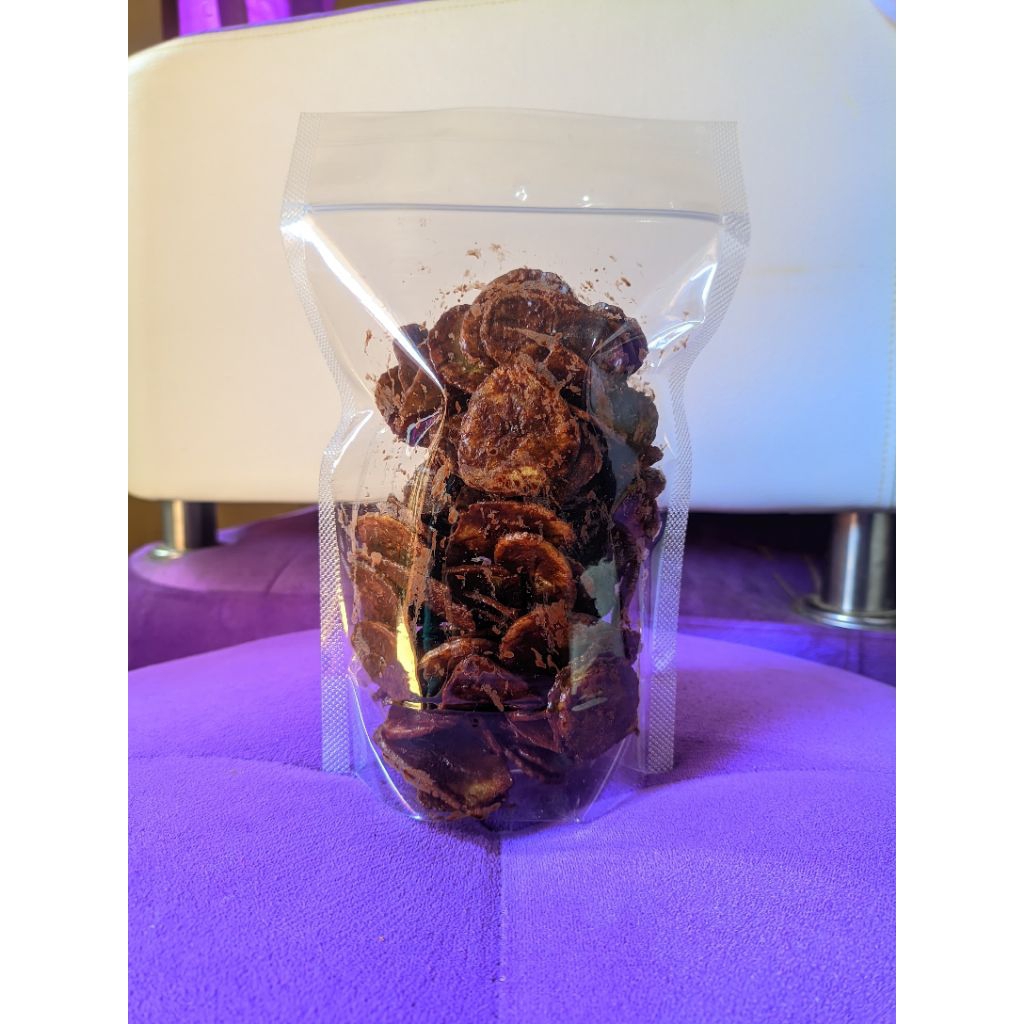 

KERIPIK PISANG LUMER (COKELAT) 150gr