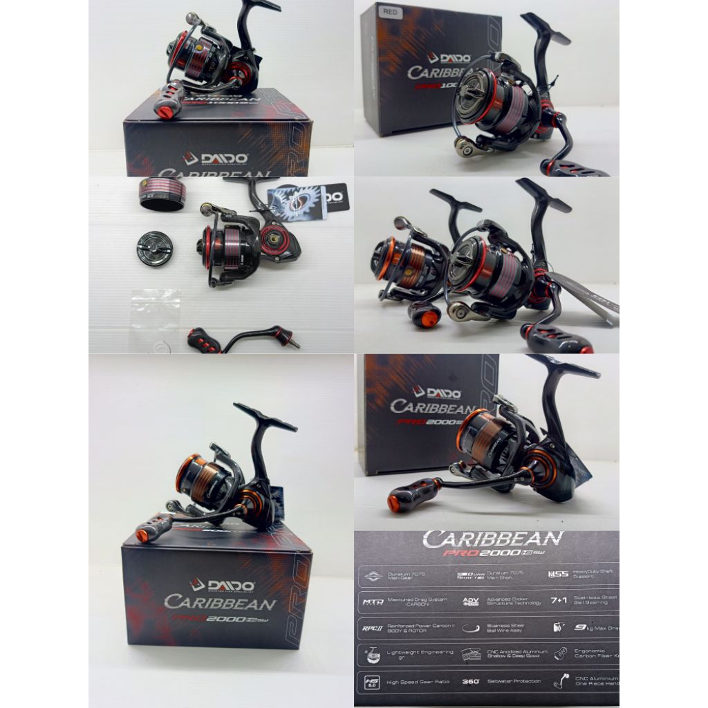 Reel Daido Caribbean Pro HS SW 1000/2000