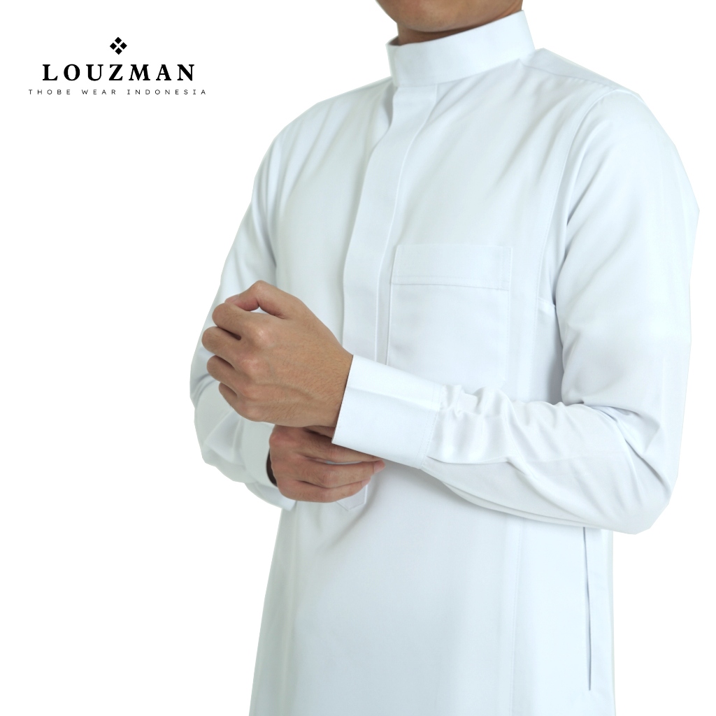 Louzman Royal Thobe Luqmaan Jubah Gamis Slimfit Premium Series