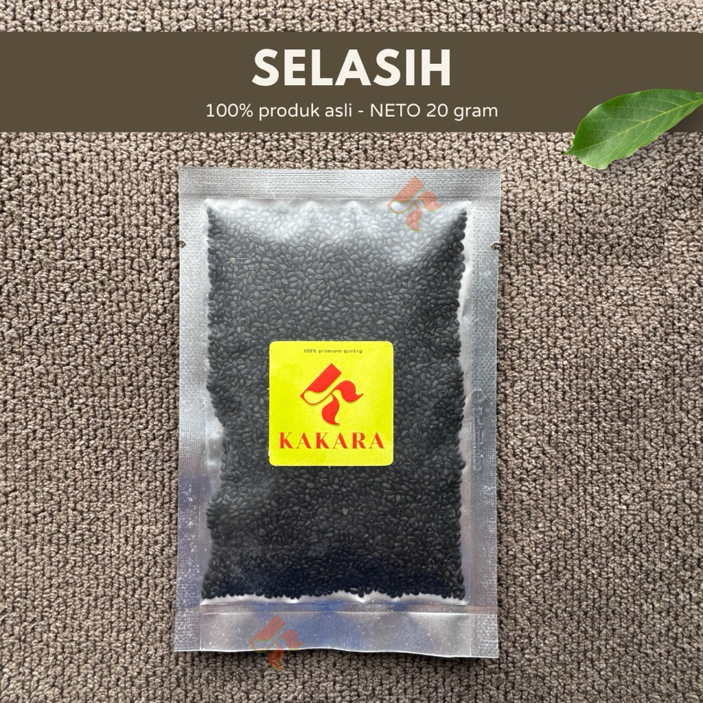 

KAKARA - Selasih / Basil Seed 20 gram bumbu dapur bumbu masak kemasan kecil kemasan sachet