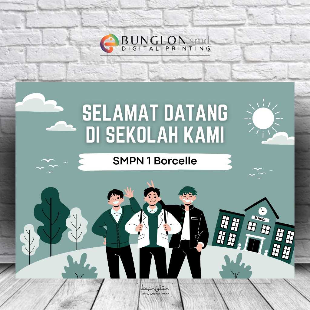 

Poster Selamat Datang Disekolah Kami