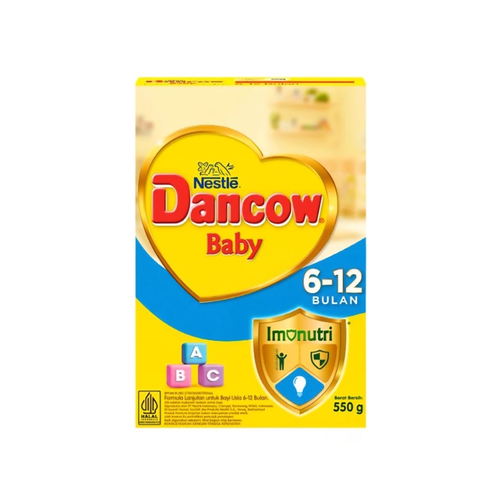 Dancow Baby Susu Formula Bayi 6-12 Bulan - Untuk Anak Usia 6-12 Bulan