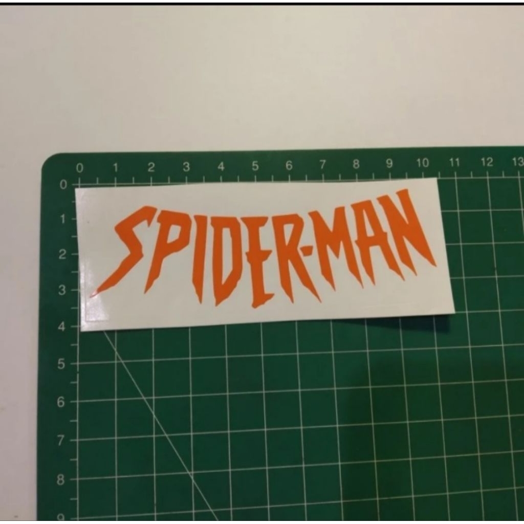 

stiker cutting spiderman