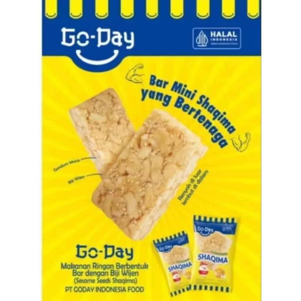 

Promo Terbatas 20Pcs Go-Day Shaqima 28gr