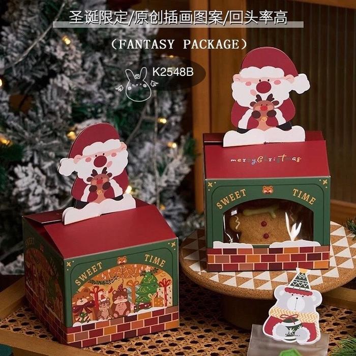 

Kotak Natal K2548 Christmas Box Desain Unik Santa| K25