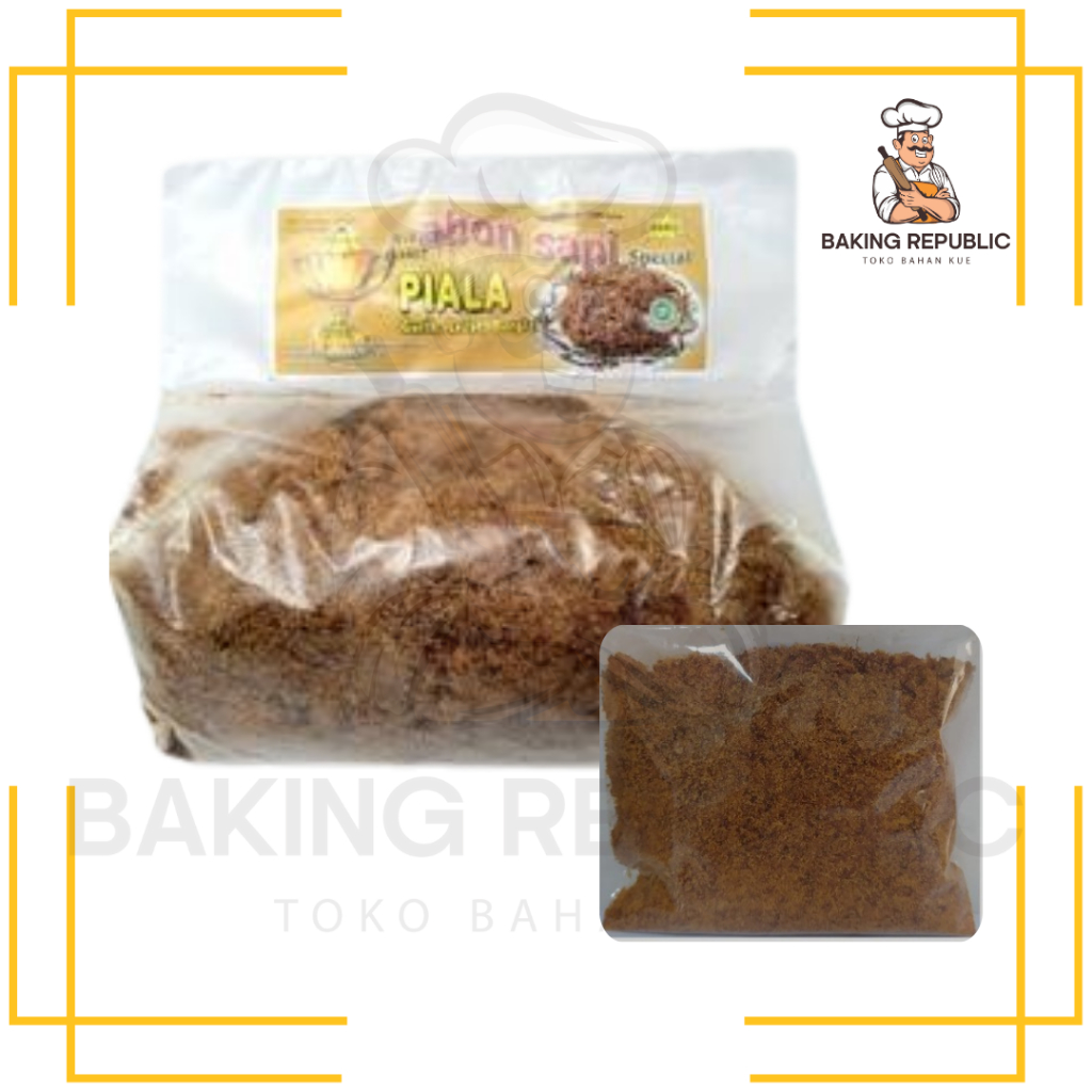 

Abon Sapi Cap Piala 1kg | Kenasan Repack 250g | Abon Sapi Kemasan Asli