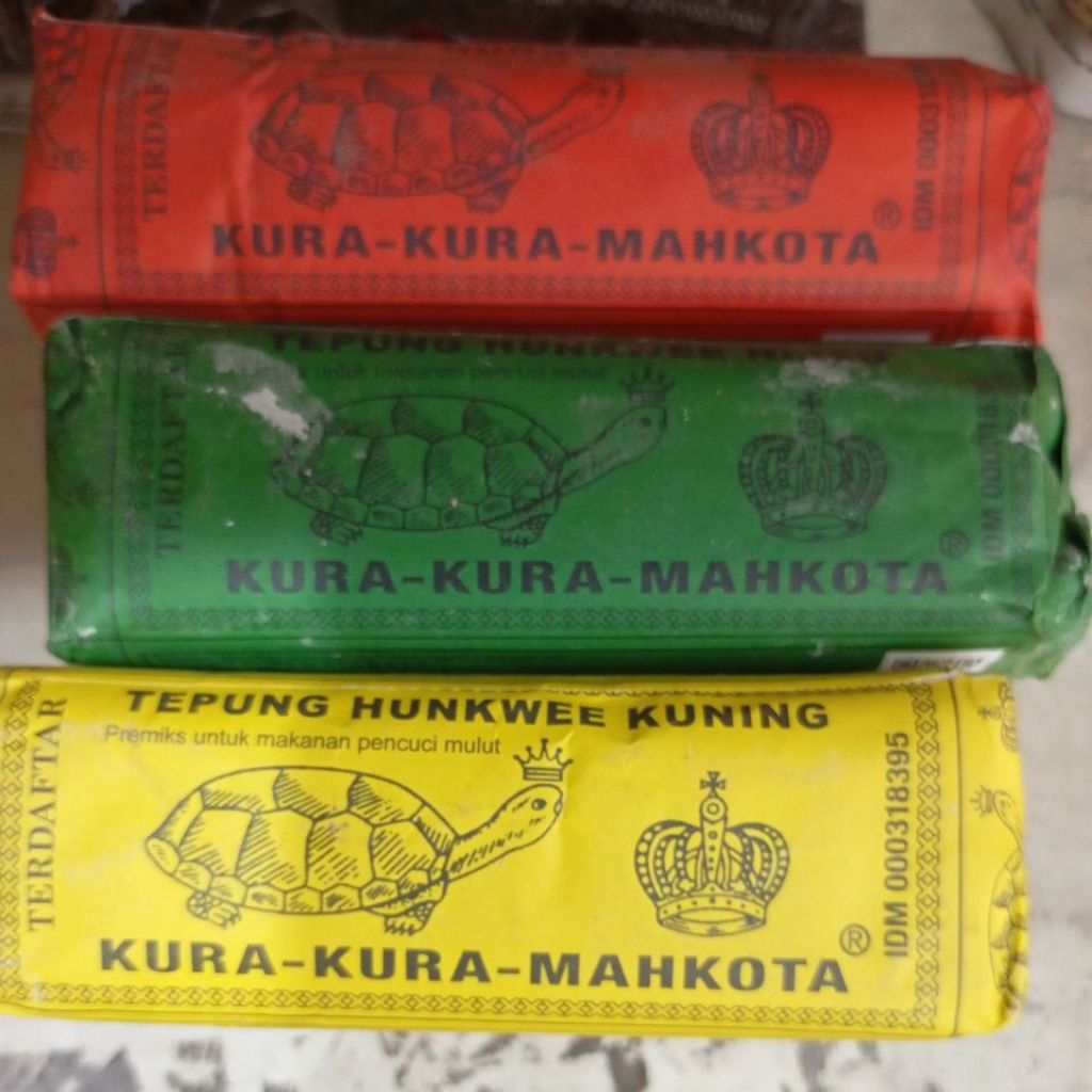 

Tepung Hunkwee KURA-KURA MAHKOTA 95gr