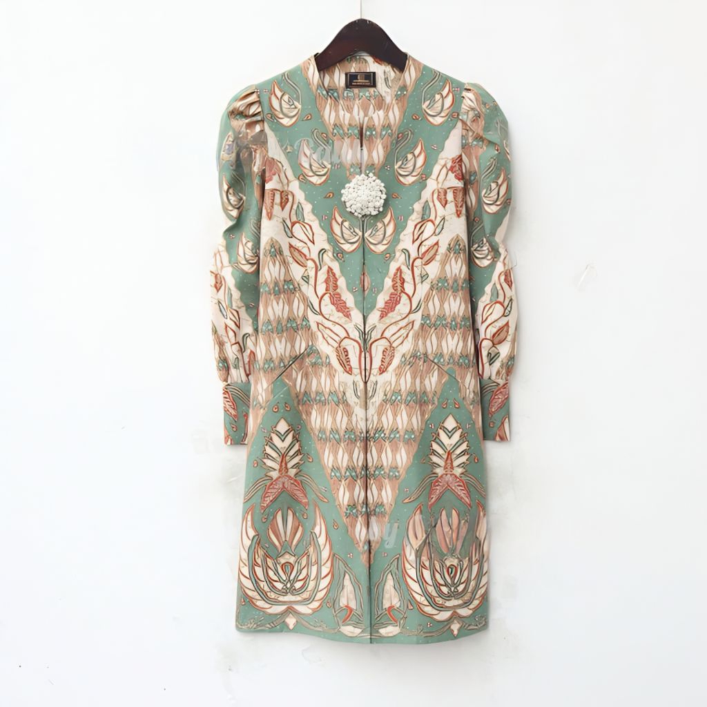 TENUN_GAYA batik wanita modern Tunik batik Garuda tunik batik wanita baju batik wanita fashion batik