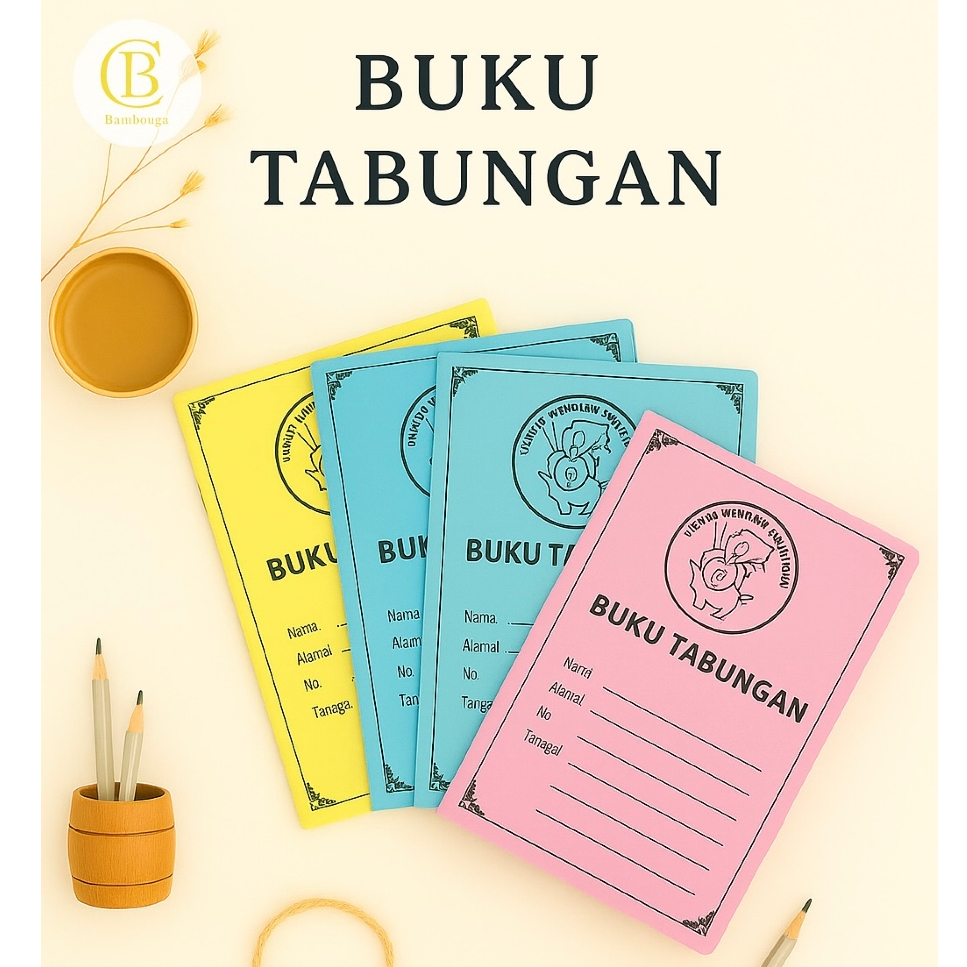 

GROSSIR PER LUSIN / BUKU TABUNGAN / BUKU TABUNGAN WARNA / BUKU TABUNGAN MURAH
