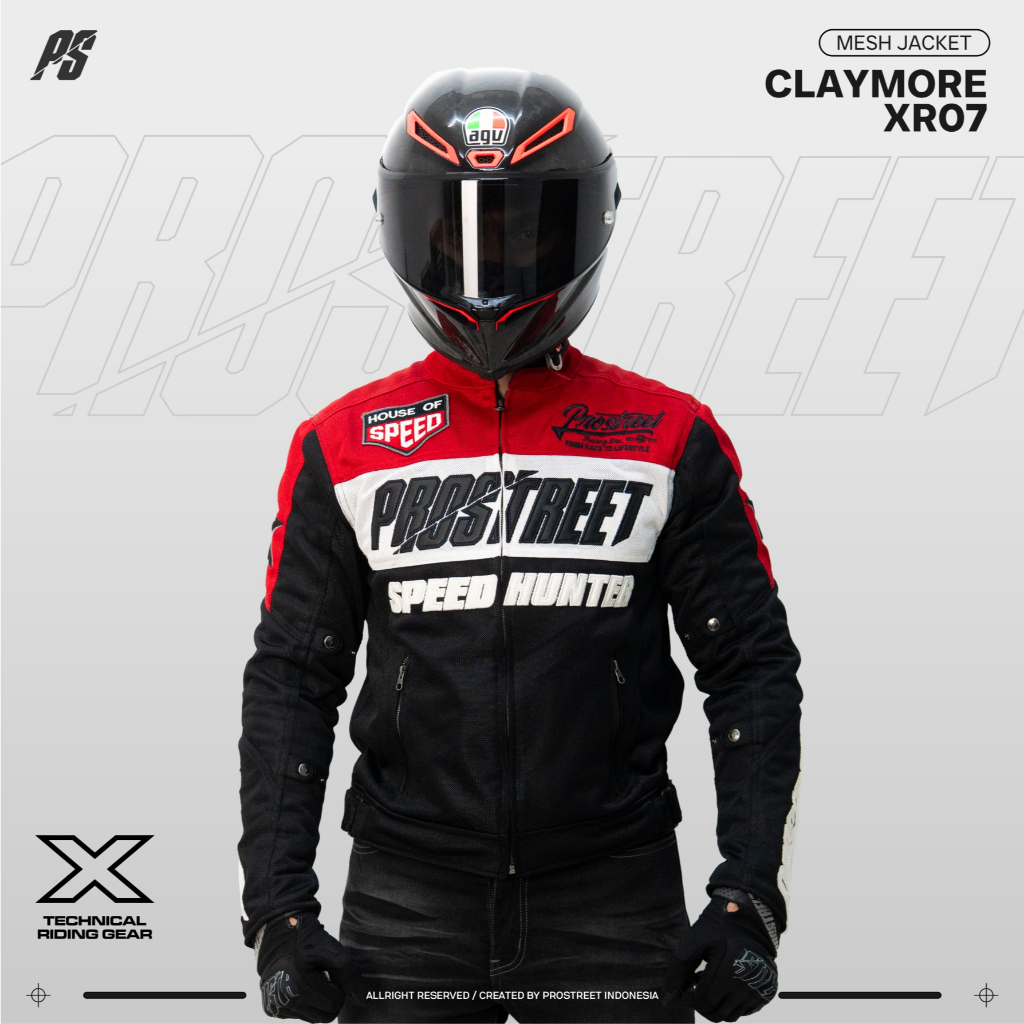 Jaket Motor Mesh Prostreet Claymore XR07