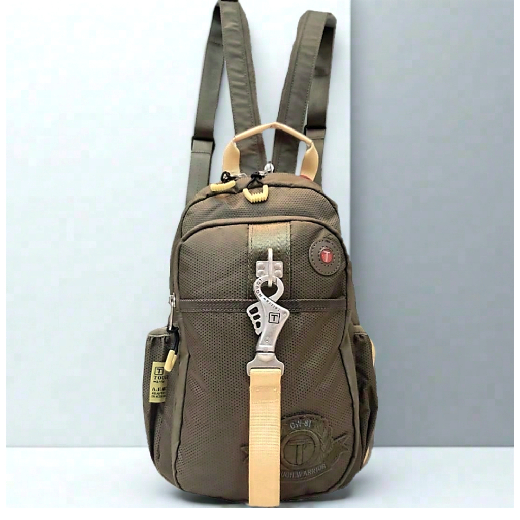 TAS TOUGH WARRIOR 5649 RANSEL SELEMPANG Tas tough Army tas tough selempang army Taf Tuf