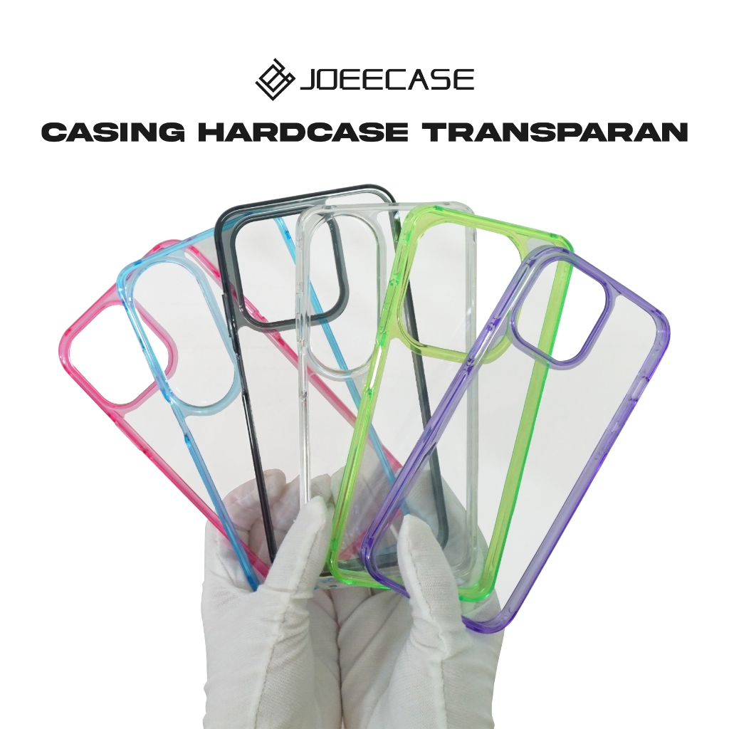 Joeecase Casing Handphone PC Hardcase Transparan Untuk XIAOMI POCO M6 4G/RM NOTE 13PRO/POCO F6/POCO 