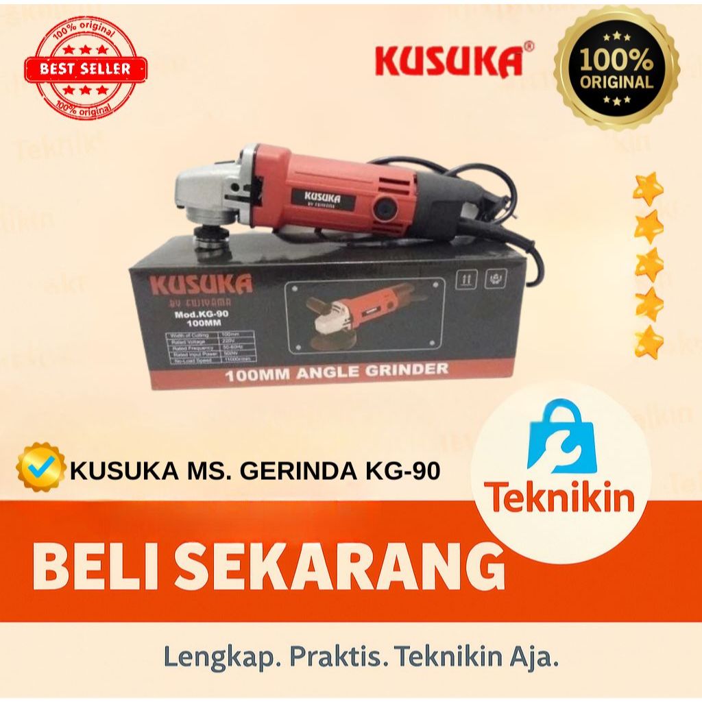 MESIN GERINDA  / GURINDA / SLEP / POLES TANGAN KUSUKA KG-90 BY FUJIYAMA  MURAH