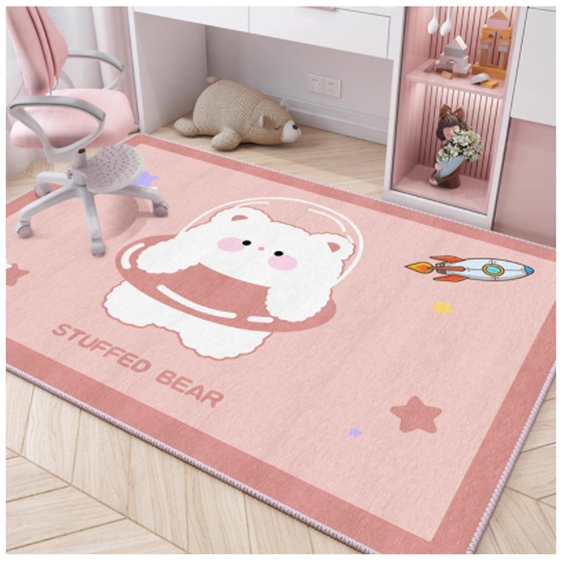 Karpet Lantai Persegi Permadani Eropa 150X200Cm/180X200Cm/200X300Cm Crystal Velvet Beludru Anti Slip