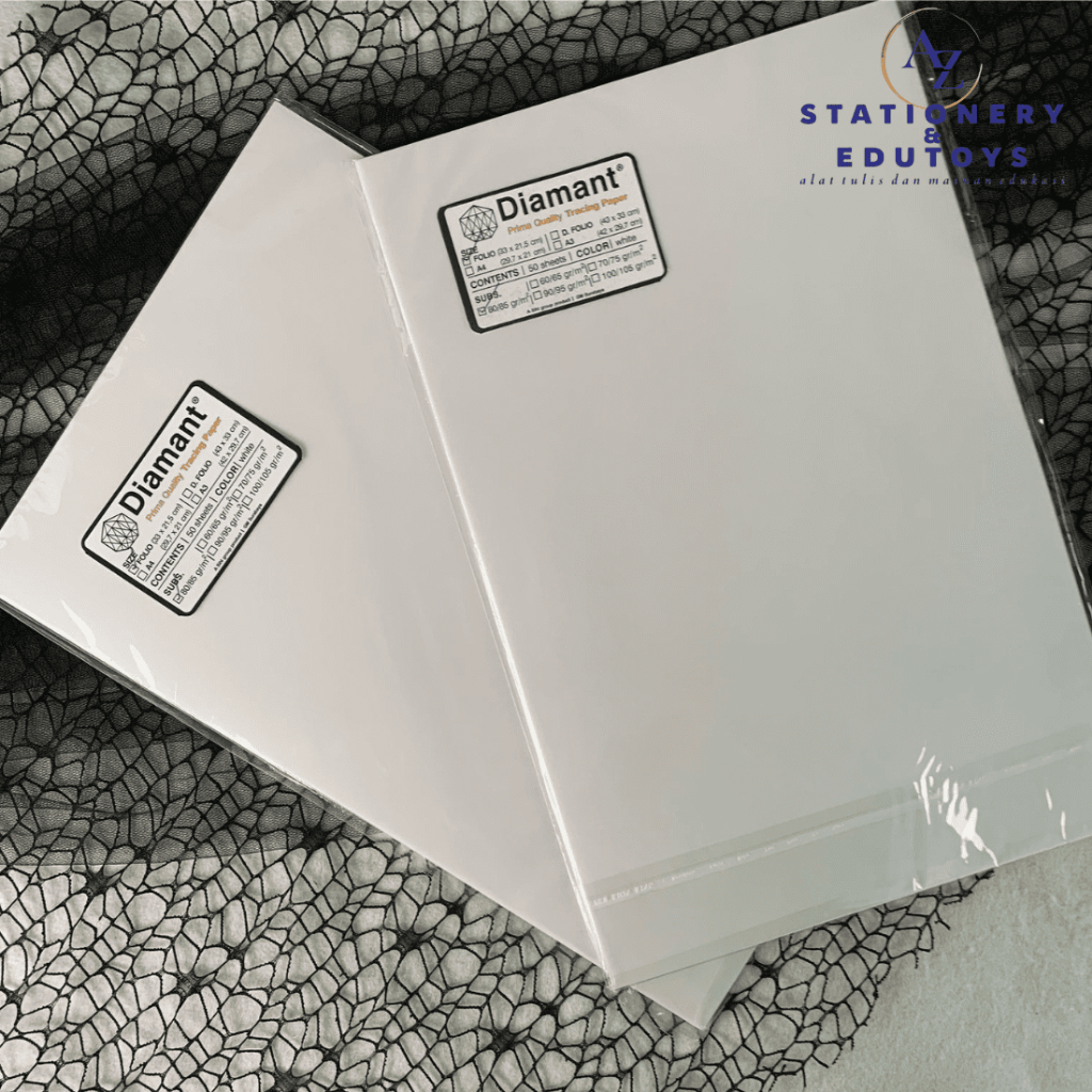 

Diamant Prima Quality Tracing Paper – Kertas Kalkir Premium Ukuran Folio
