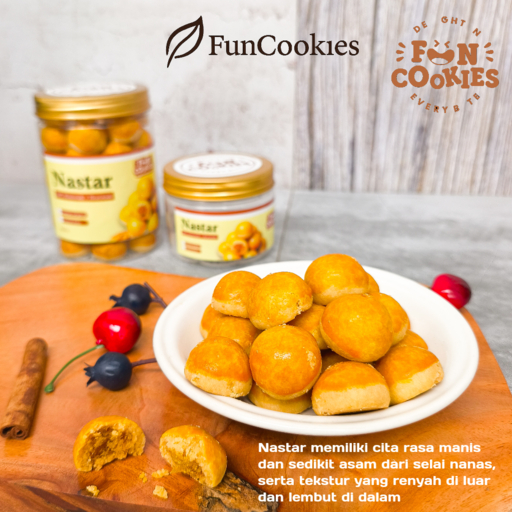

Nastar Premium Rasa Enak – Kue Kering Lembut Isi Selai Nanas – Cocok untuk Lebaran dan Hampers