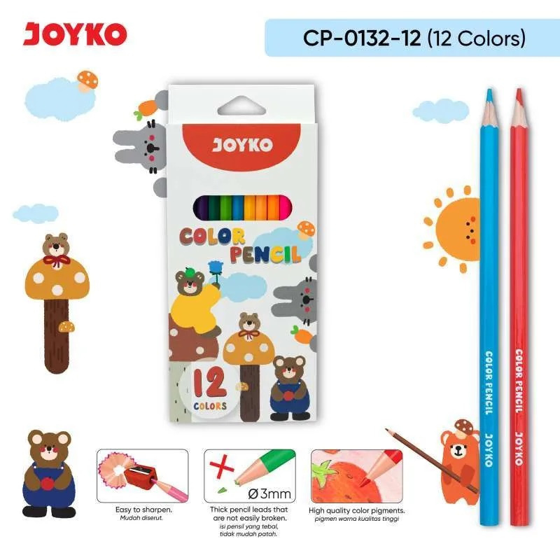 

JOYKO Color Pencil 12 Warna CP-0132-12