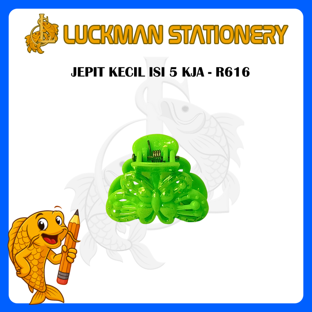 

LUCKMAN STATIONERY - JEPIT KECIL ISI 5 KJA - R616