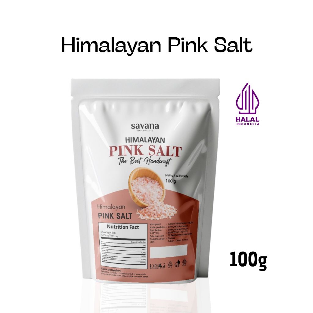 

Savana Himalayan Pink Salt 100gram