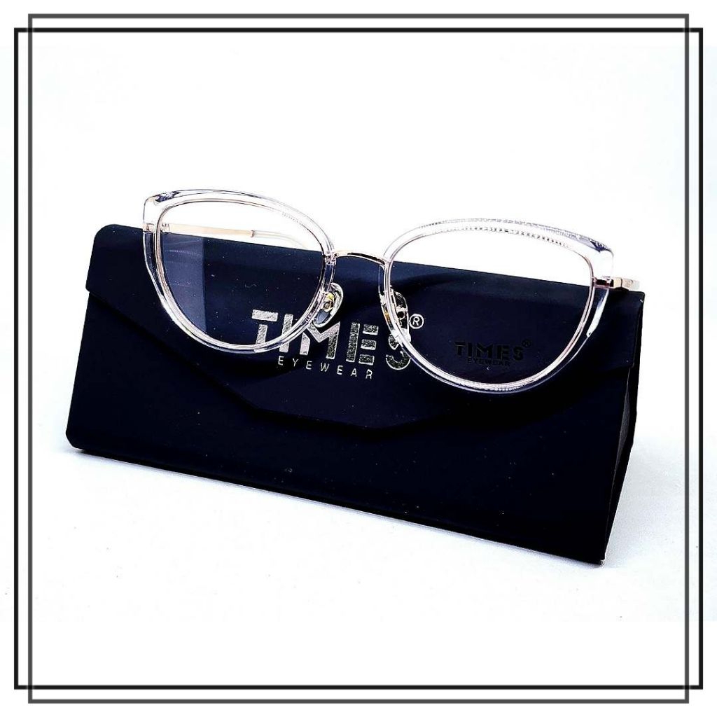 FRAME KACAMATA PLASTIK TIMES 2366 Model Mata Kucing CAT EYE Keren Kualitas Bagus ORIGINAL BRANDED Ha