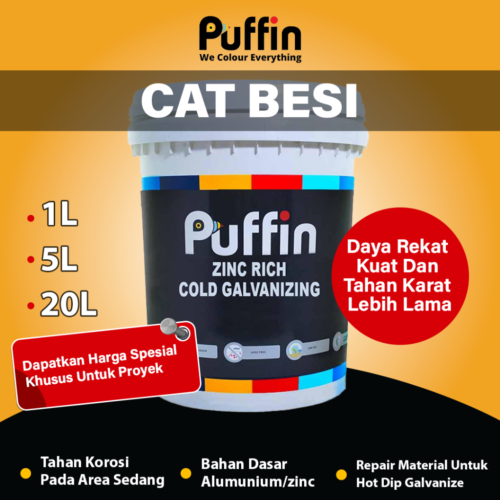 Cat Cold Galvanis PUFFIN ZINC RICH COLD GALVANIZE cat anti karat