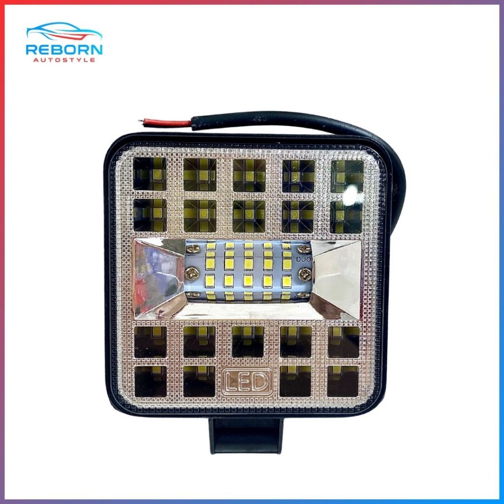 BT-6005 Lampu Sorot LED 10/19 LED Segi Kecil Lampu Tembak Lampu Tambahan Mobil-Motor LED