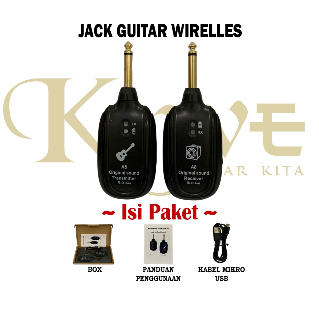 Wireless Gitar Transmitter Receiver