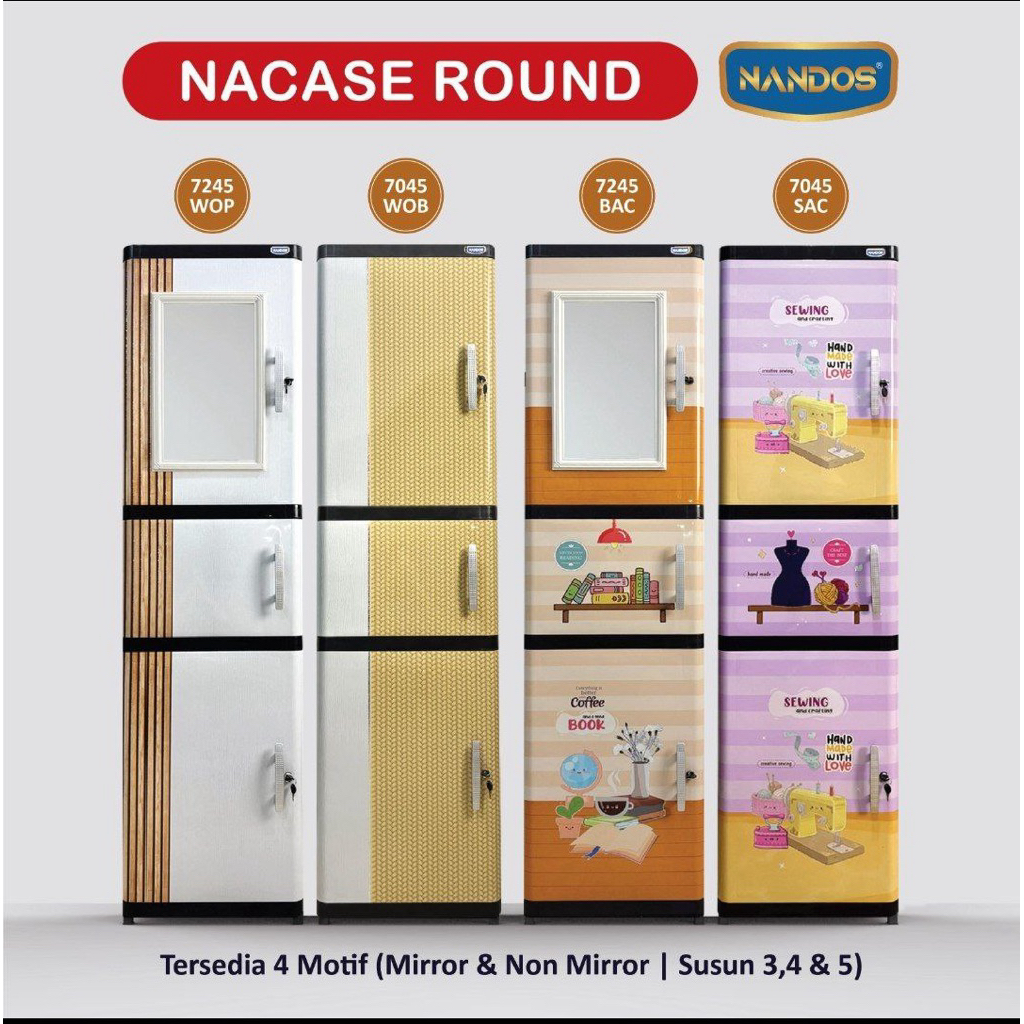 NACASE NANDOS - NACASE ROUND / LEMARI NANDOS / NACASE SUSUN 5 dan 4