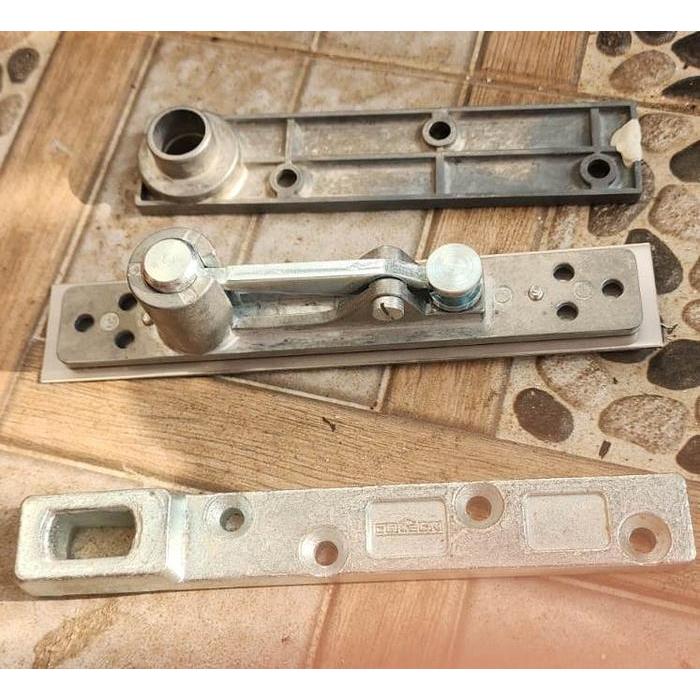 Aksesoris Floor Hinge Pintu Frame Kayu Aluminium Besi Pivot Strap