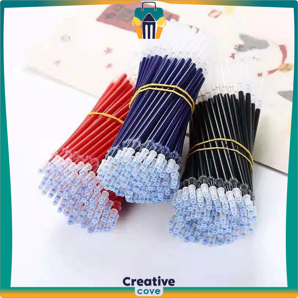 

EC Tinta Pulpen Pena Gel Refill 0.5MM / ALat Tulis Refill Tinta Gel Isi Ulang Creative Cove A6