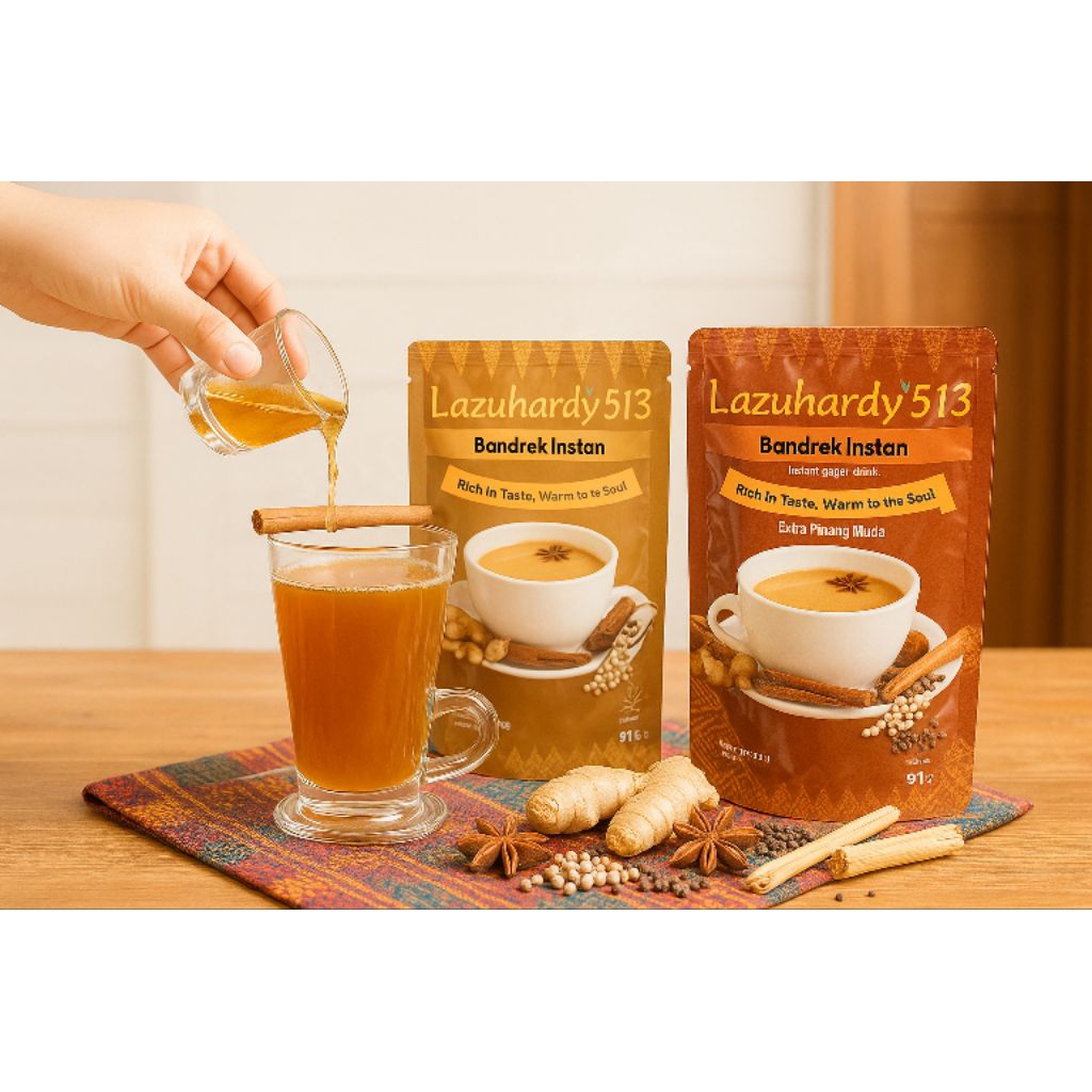 

LAZUHARDY513 BANDREK INSTAN DENGAN REMPAH-REMPAH PILIHAN DAN BERKUALITAS