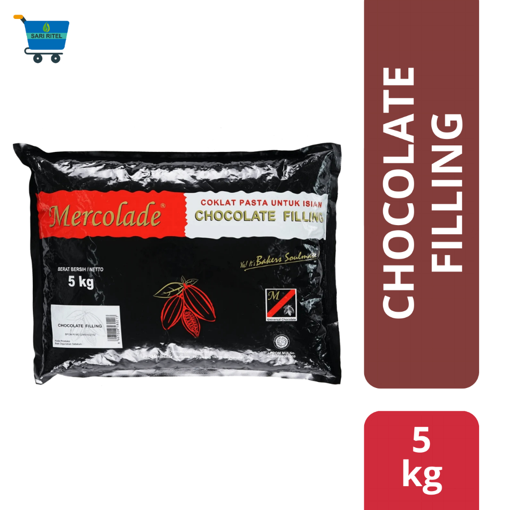 

MERCOLADE Choholate Filling 5kg / Pasta Coklat Isian 5kg