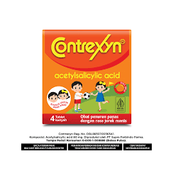 Contrexyn Strip Isi 4 Tablet Acetylsalicylic Acid / Contrexyn | CONTREXYN TABLET 1 PIECES | OBAT FLU